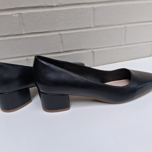 Women fashion Black low Heel Shoe's - Picture 7 of 9